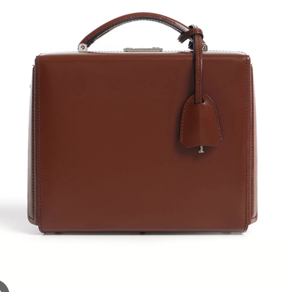 Mark Cross Gerald Box crossbody brown chocolate